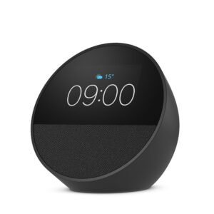 Amazon Echo Spot (latest model), Smart alarm clock with vibrant sound