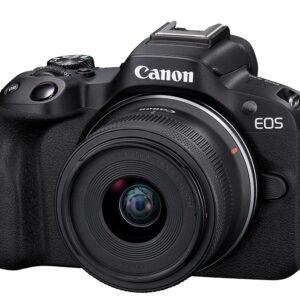 Canon EOS R50 RF-S18-45mm f/4.5-6.3 is STM Mirrorless Camera (Black)
