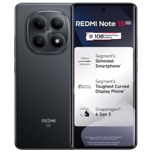 REDMI Note 15 5G (Black, 8GB RAM 256GB Storage) | 108MP OIS Camera